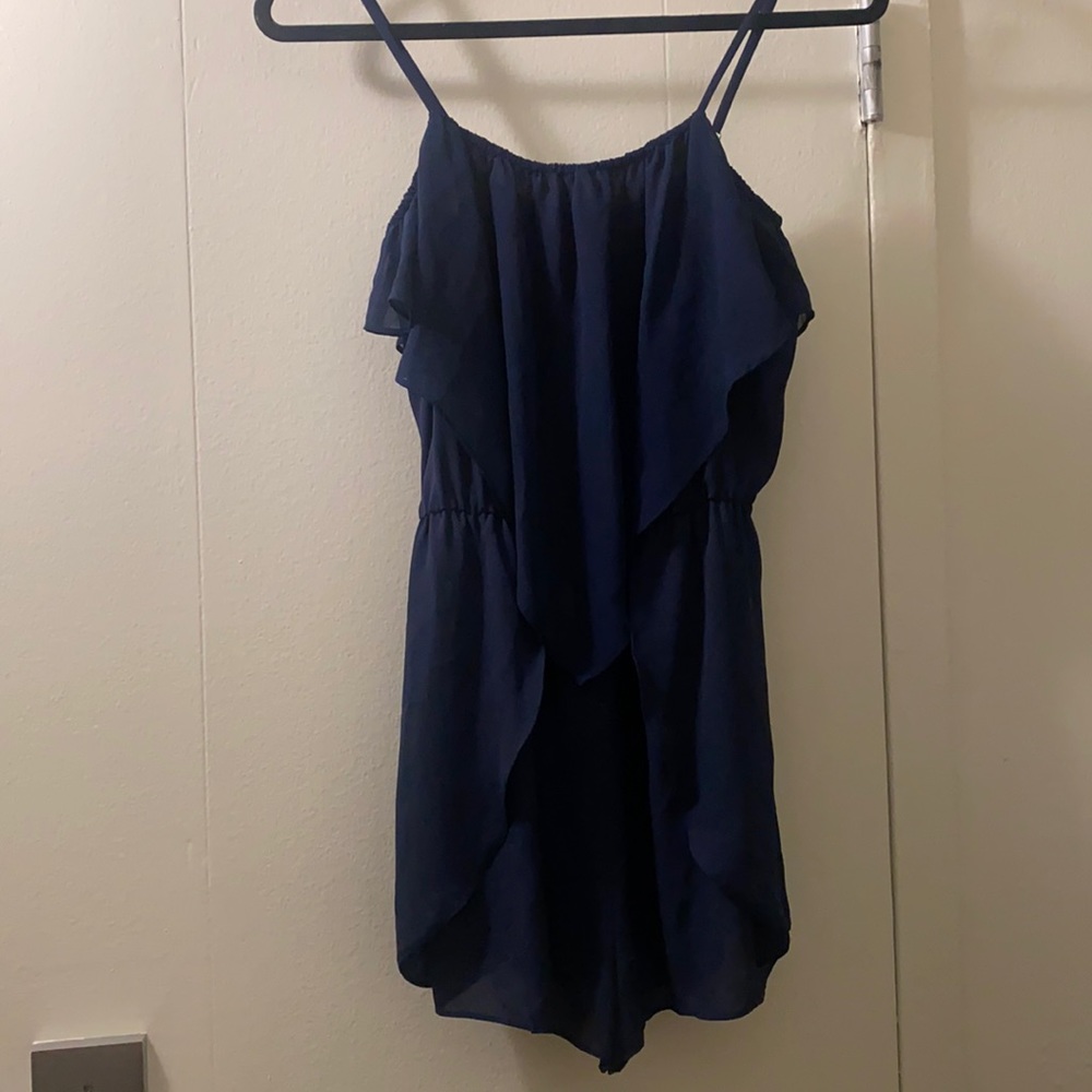 BCBGeneration navy blue romper